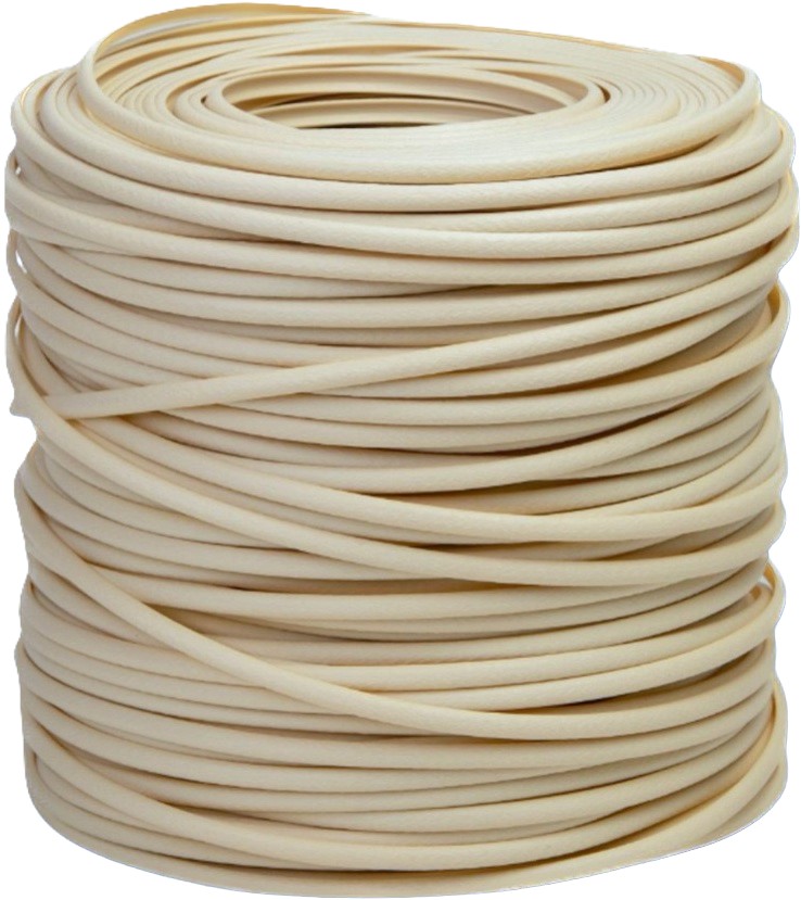 Полутрубка 6 мм серия Шагрень цвет «Слоновая кость» (ПТ6-Ш003)