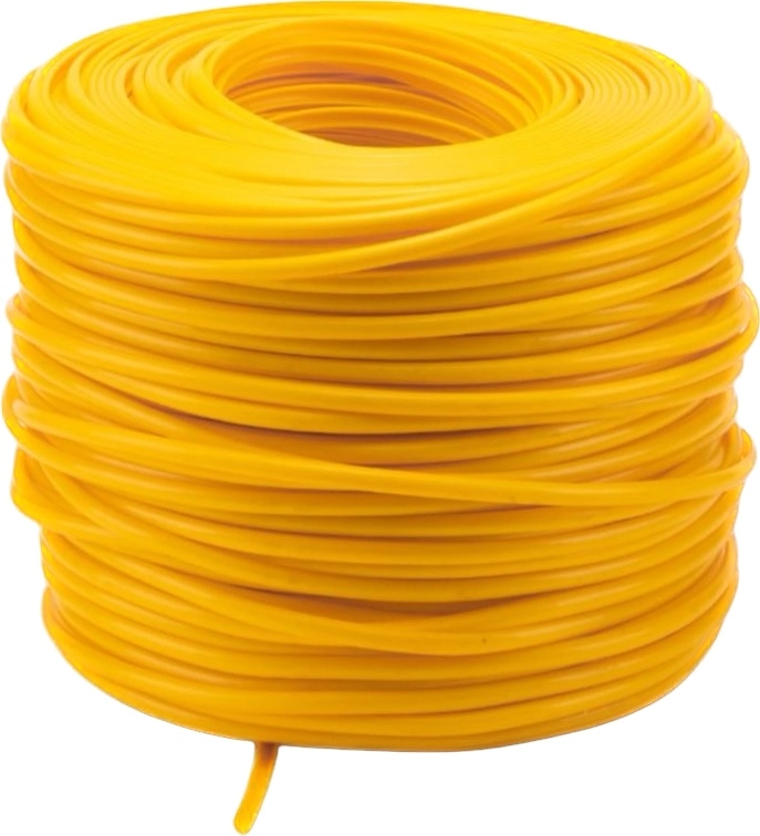 Полутрубка 6 мм серия Гладкий цвет «Жёлтый» (ПТ6-Г301)