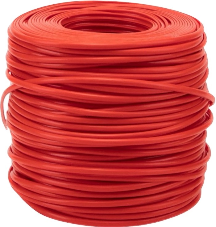 Полутрубка 6 мм серия Гладкий цвет «Красный» (ПТ6-Г101)