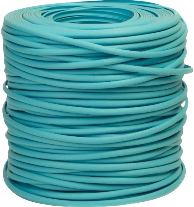 Полутрубка 6 мм серия Шагрень цвет «Бирюзовый» (ПТ6-Ш540)