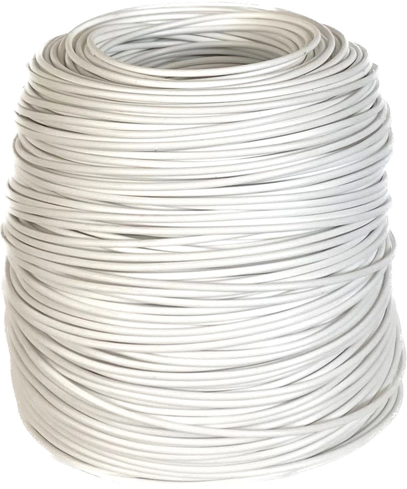 Пруток 2.5 мм серия Гладкий цвет "Белый" (К2.5-Г001)