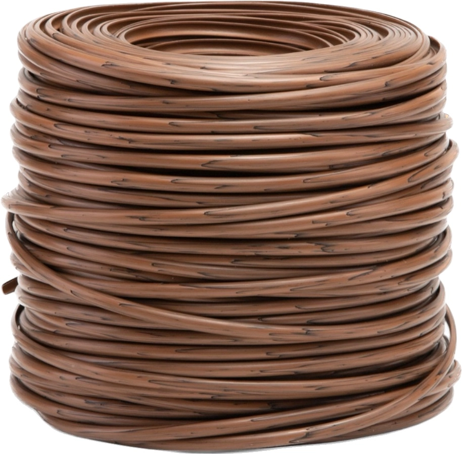 Полутрубка 6 мм серия Лоза цвет "Бежево-коричневый" (ПТ6-Л719)