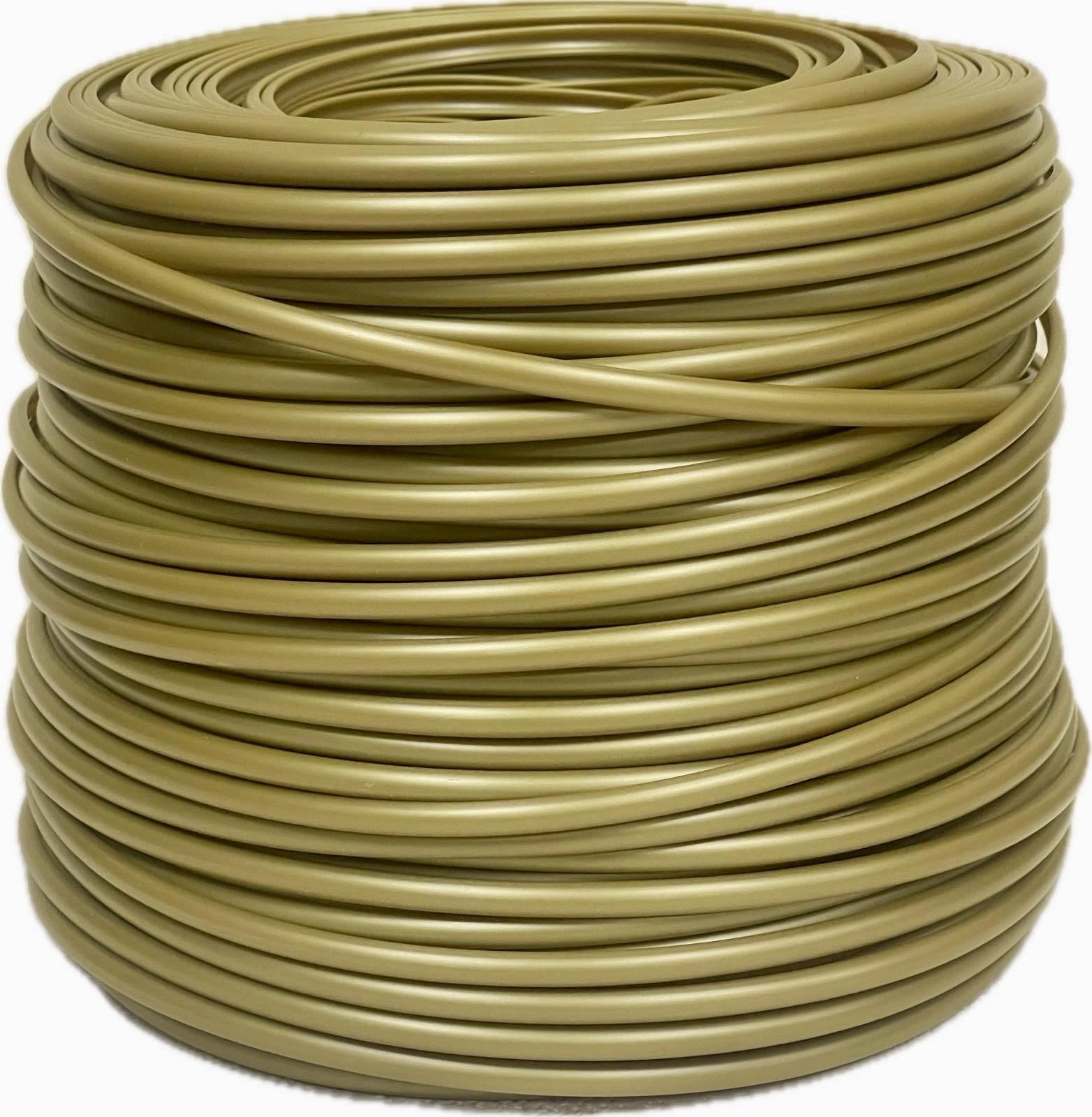 Полутрубка 6 мм серия Гладкий цвет «Жемчужно-золотой» (ПТ6-Г375)