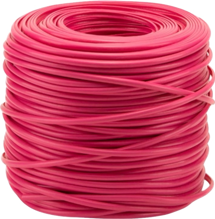 Полутрубка 6 мм серия Гладкий цвет «Розовый» (ПТ6-Г110)