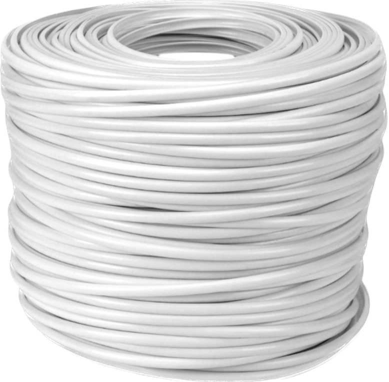 Полутрубка 6 мм серия Гладкий цвет «Белый» (ПТ6-Г001)