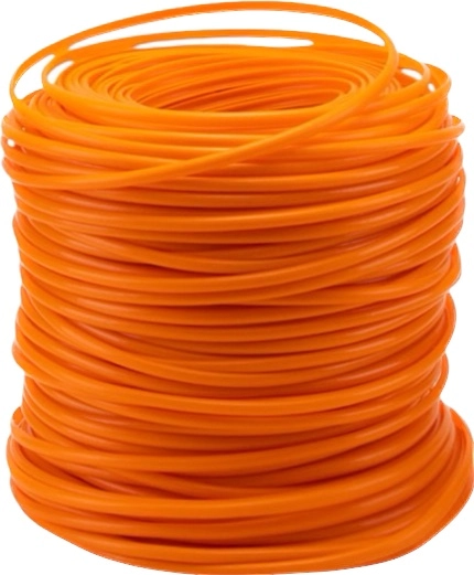 Полутрубка 6 мм серия Гладкий цвет «Оранжевый» (ПТ6-Г201)