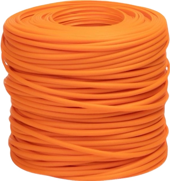 Полутрубка 6 мм серия Шагрень цвет «Оранжевый» (ПТ6-Ш201)