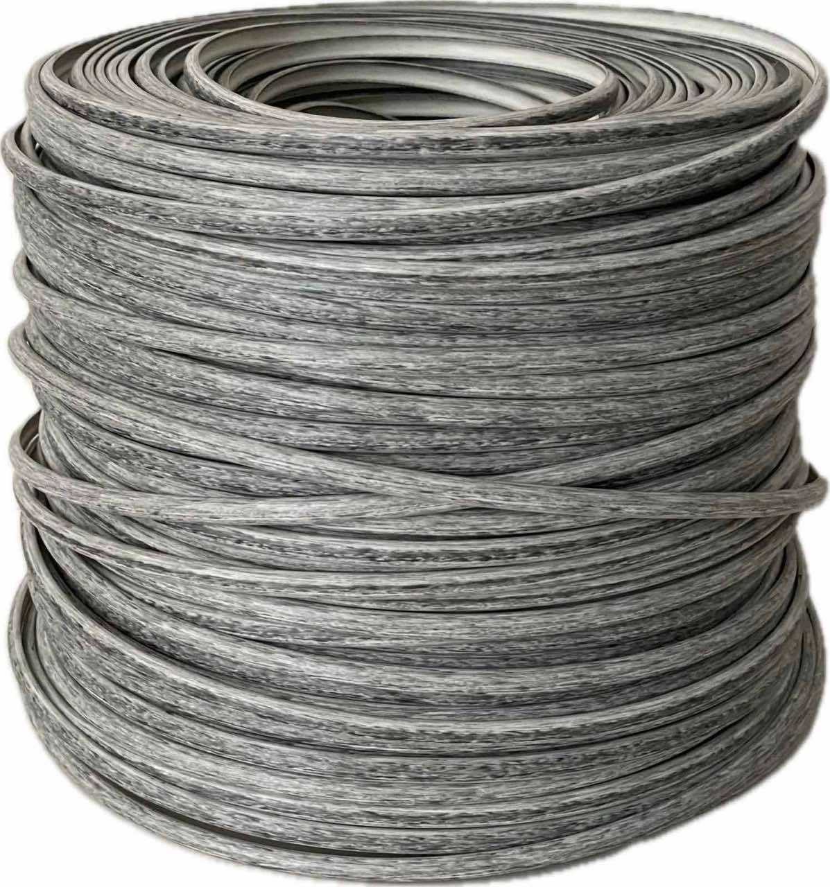 Полутрубка 6 мм серия Вирола цвет «Жемчужно-белый» с градиентом (ПТ6-В029-Гр)