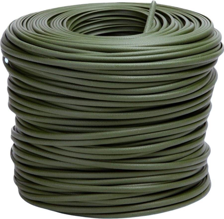 Полутрубка 6 мм серия Шагрень цвет «Оливковый» (ПТ6-Ш402)