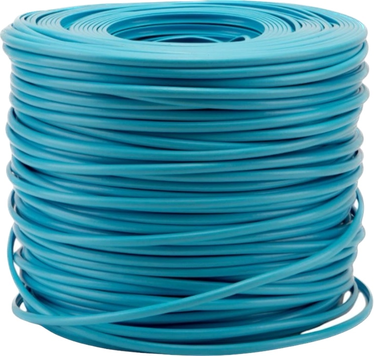 Полутрубка 6 мм серия Гладкий цвет «Небесно-голубой» (ПТ6-Г505)