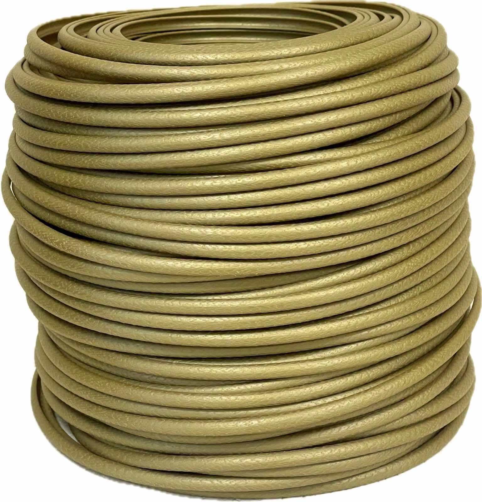 Полутрубка 6 мм серия Шагрень цвет «Жемчужно-золотой» (ПТ6-Ш375)